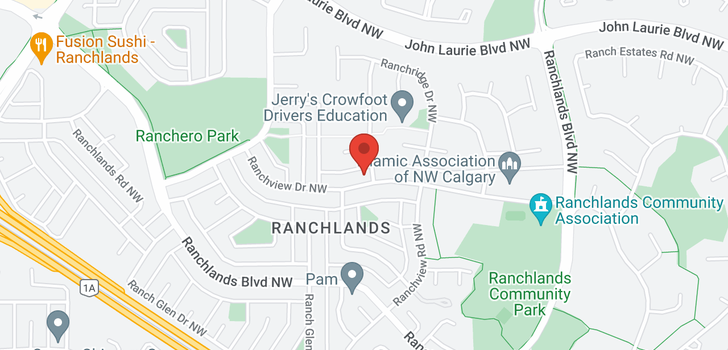map of 8002 RANCHVIEW DR NW